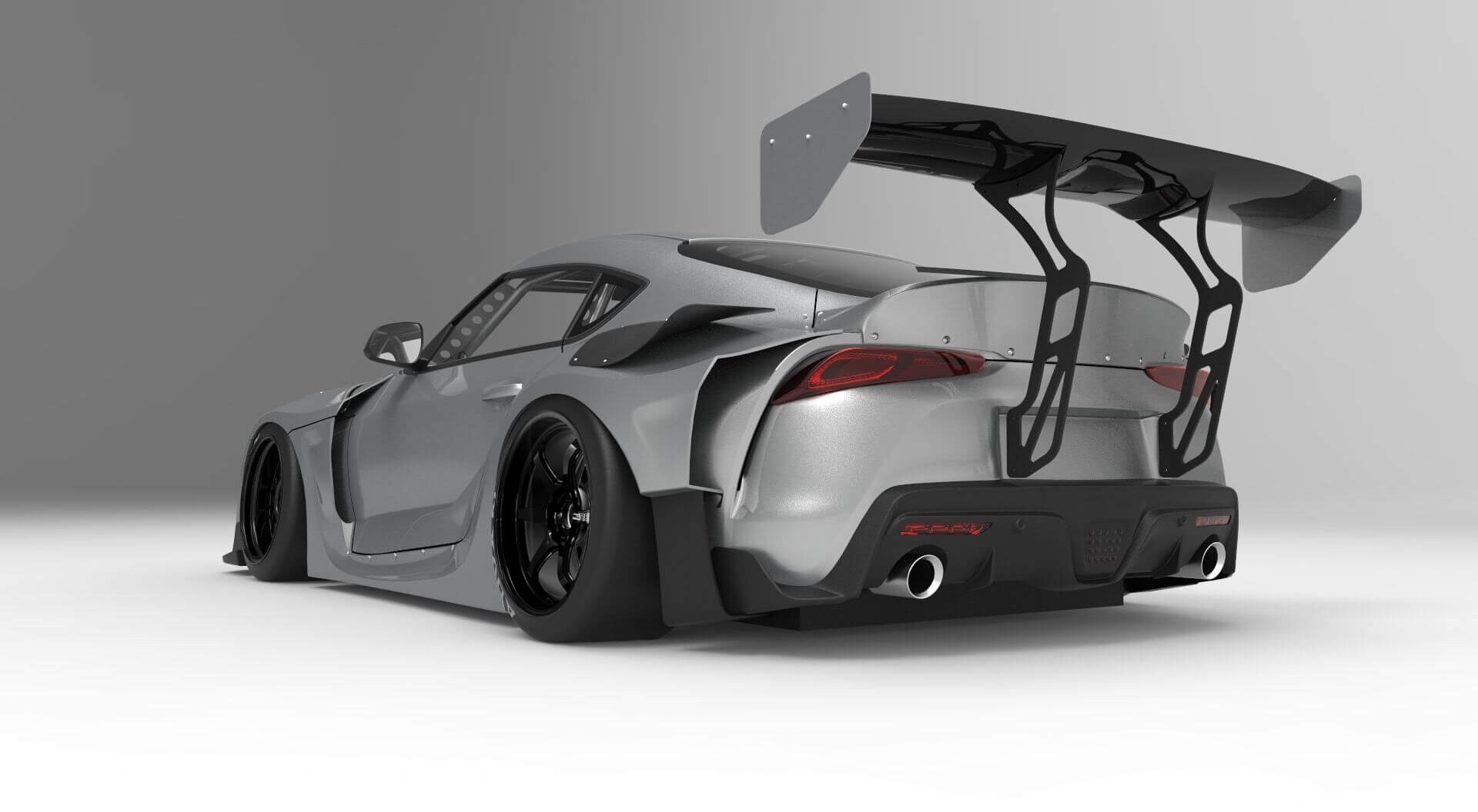 HKS Premium Body Full Kit GR SUPRA (with FRP GT wing)