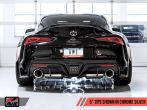 AWE Track Edition Exhaust (Chome Silver Tips) - 2020+ A90 Supra