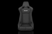 Braum Venom-R Series Fixed Back Bucket Seat - Black Cloth / Carbon Fiber Each - Universal