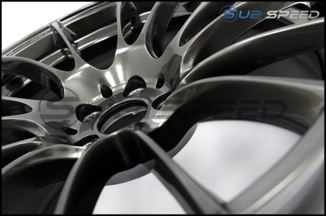 WedsSport SA-72R Hyper Black 18x9.5 +45 R Face - 2013+ FR-S / BRZ / 86 / 2014+ Forester