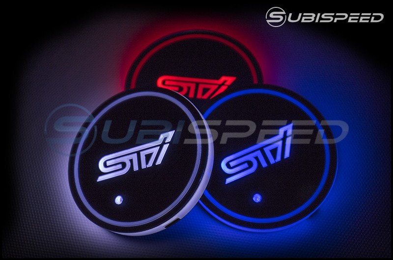 GCS STI Style LED Light Up Coasters