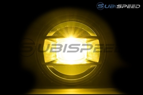 Subaru JDM Yellow LED Fog Lights - 2015+ WRX / 15-17 STI / 13-16 BRZ / 14-18 Forester / 13-17 Crosstrek / 13-16 FR-S / BRZ / 86