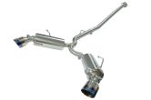 aFe Takeda 2.5inch Stainless Steel Cat-Back Exhaust System - 2013-2022 Scion FR-S / Subaru BRZ / Toyota GR86