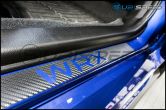 3D Carbon Fiber Door Sill Overlays - 2015-2020 Subaru WRX