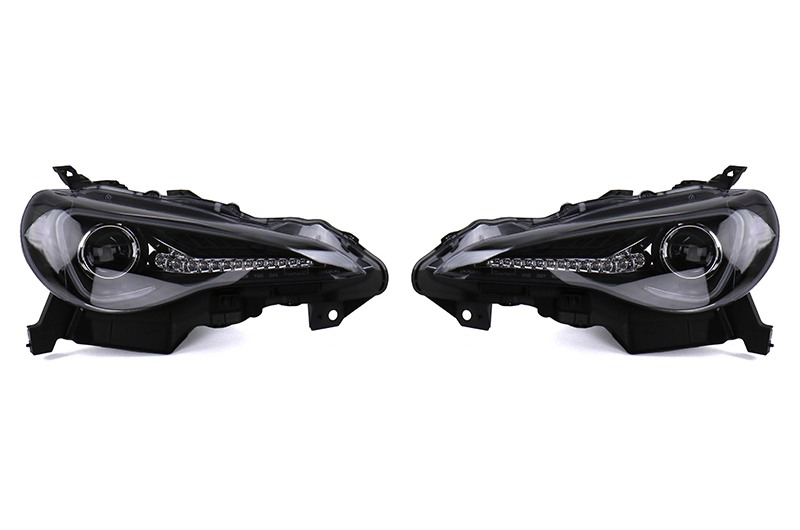 Spec-D Sequential Signal Projector Headlights Matte Black