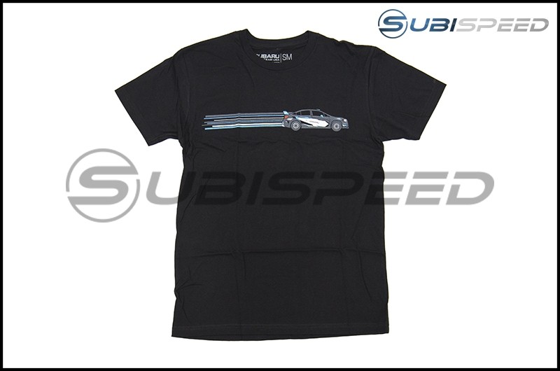 Subaru Black Racing Lines Tee