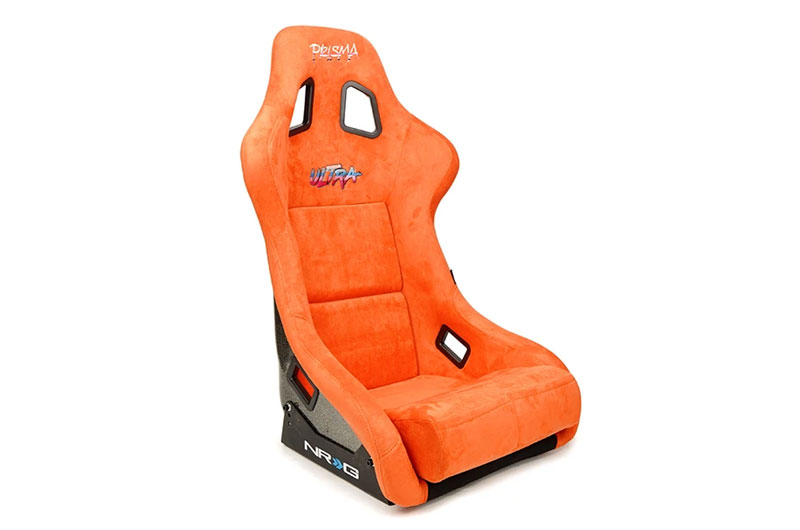 NRG Innovations FRP Ultra Edition Bucket Seat - Orange