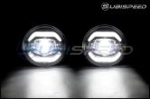OLM Retical Style LED Fog Lights - 15+ WRX / 15-17 STI / 13-16 BRZ / 13+ Crosstrek / 14+ Forester / 2013-2016 FR-S / BRZ / 86