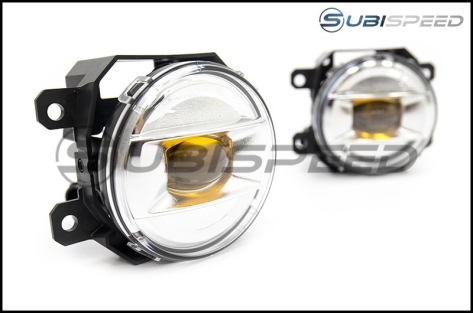 Subaru JDM Yellow LED Fog Lights - 2015+ WRX / 15-17 STI / 13-16 BRZ / 14-18 Forester / 13-17 Crosstrek / 13-16 FR-S / BRZ / 86