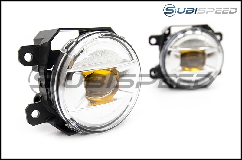 Subaru JDM Yellow LED Fog Lights - 2015+ WRX / 15-17 STI / 13-16 BRZ / 14-18 Forester / 13-17 Crosstrek / 13-16 FR-S / BRZ / 86