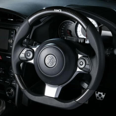 TOM'S Carbon Fiber / Leather Steering Wheel